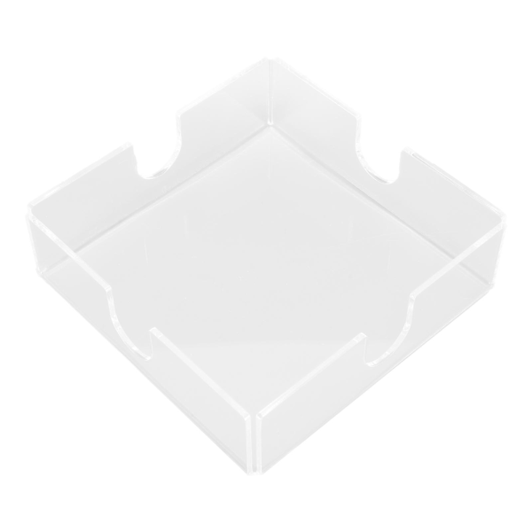 Akryl Servietholder Firkant Elegant Klar Bordplade Servietdispenser til Køkken Restaurant Bar
