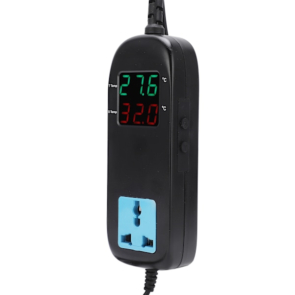 Digital Display Termostat Intelligent Elektronisk Temperaturregulator Regulator AC 90V~250VEU Stik