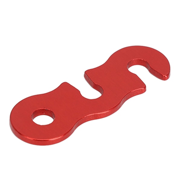10 stk telttaujuster i aluminiumlegering med 3 hull
