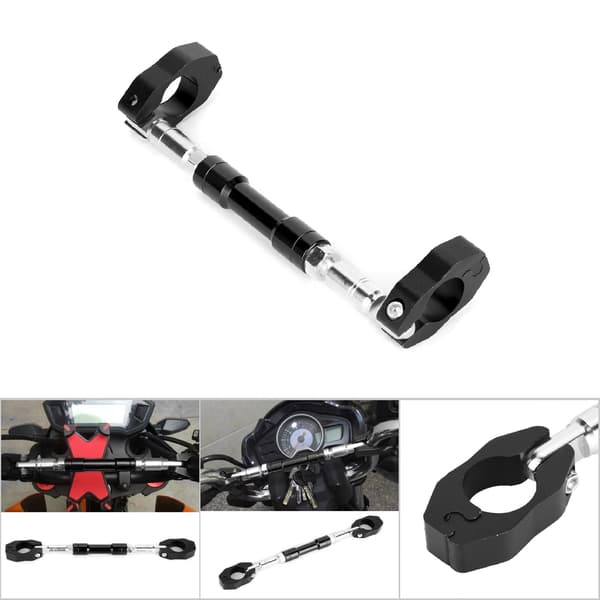 Universal Justerbar Aluminium Legering Motorcykel Balance Tværstyr Sort