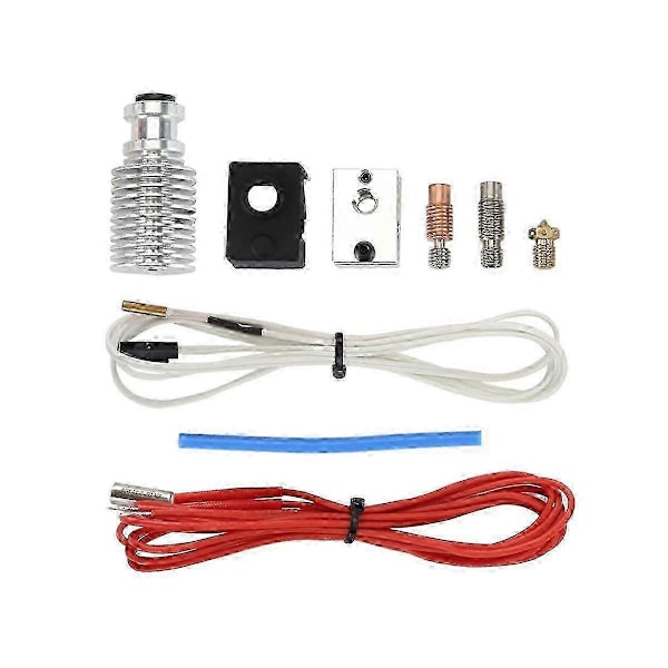 3D-skrivardelar Prusa MK3S+ Extruder Munstycke Värme Aluminium Snabb Slang Kit Högtemperaturbeständig