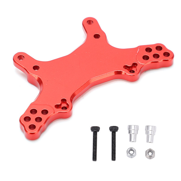 RC 1/18 Aluminium Alloy Front Damper Mount för Losi MiniT 2.0 1/18 RC Bil Uppgraderingsdelar (Röd)