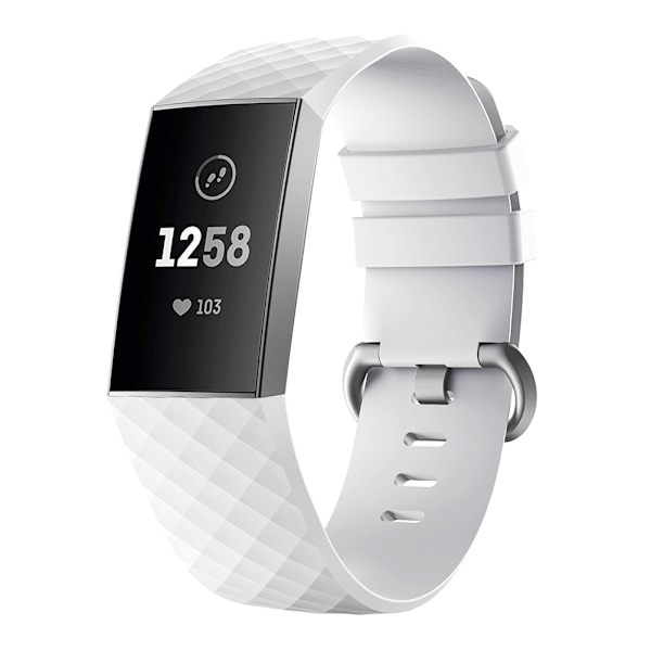 Silikon Smart Watch Sport Band Byte Armband Armband Armband Kompatibel för Fitbit Charge 3