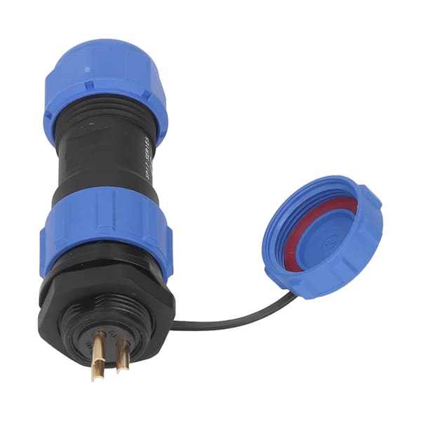 Luftfartspluggkontakt IP68 Vanntett Kobling 3 Pin 3 Hull Elektrisk Strømadapter SP17