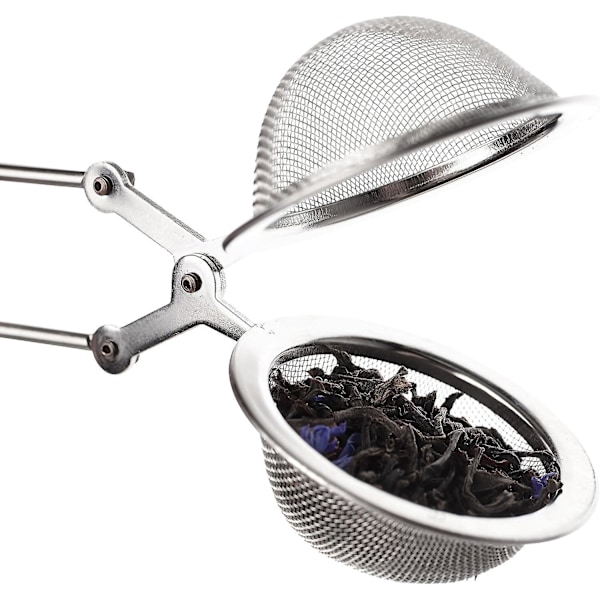 Rustfrit Stål Løsblad Te-Infuser, Fint Net, Metal