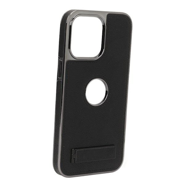 Fodral för IPhone PU Läder Fullt Skydd Stöttålig Slim Mobiltelefon Skal för Män Daglig Användning Svart för IPhone 14