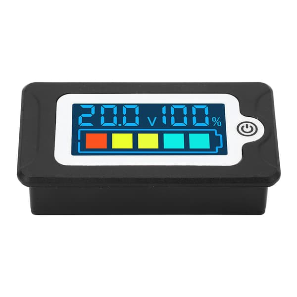 Batterispänningsprocenttestare LCD-display Ternär litium återstående batteridetektor mätare monitor