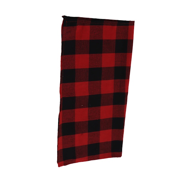 5 stk. Juledug 17,7x17,7in Dekorativt Mønster Holdbart Genanvendeligt Polyester Dugovertræk til Fester Middage Rød Ternet HM2290702