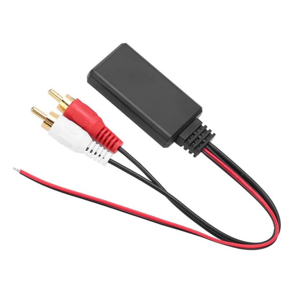 Bilradio Bluetooth-adapter Stereo 2RCA Trådløs AUX-lydkabel Erstatning til Kenwood