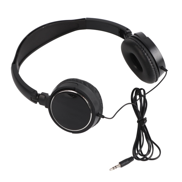 Sammenfoldelig kompakt headset med ledning Stereo HiFi Musik hovedtelefon