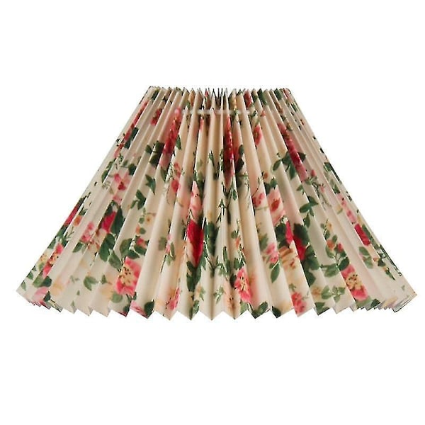 Yamato-stil Vintage Multifarvede Plettede Lampskærme til Bordlamper - 30 cm Diameter x 18 cm Højde