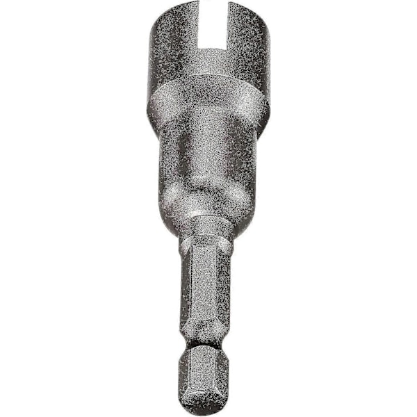 Mutterdragare Spårskruvmejsel Bit Hylsnyckel Verktyg 1/4 Tum Hex Skaft Stål Bit För Panelmutter Skruv Ögla C-krok Bult (silver) (1st) Zekai