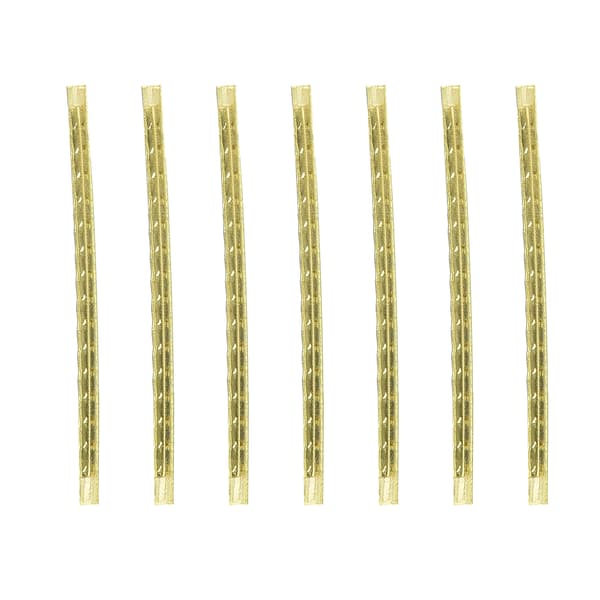 24 st/set Elektrisk Gitarrbandtråd Gitarr Greppbräda Mässing Bandtråd Bredd 2,7 mm