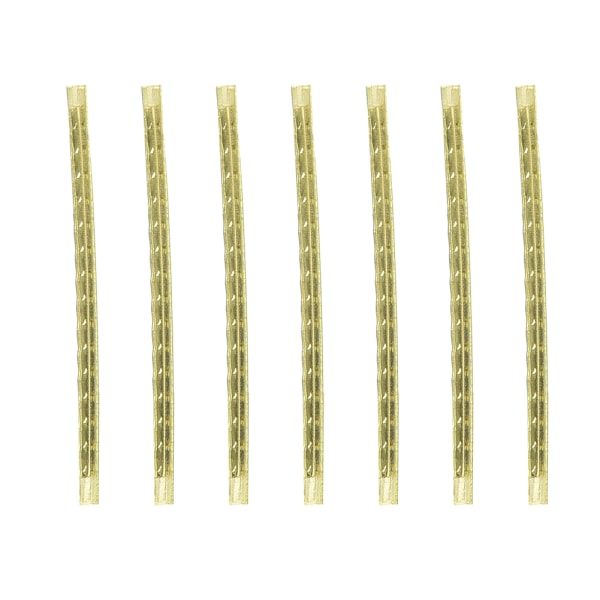 24 stk/sett Elektrisk gitar fret Wire Gitar Gripebrett Messing Fret Wire Bredde 2,7 mm