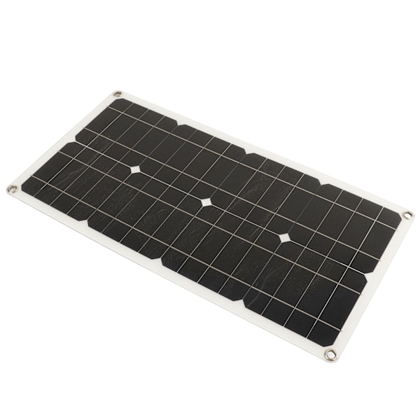 25W solcellepanel IP65 vanntett 12V 24V adaptiv høy effekt overladningsbeskyttelse for RV bilbåt tilhenger 10A kontroller