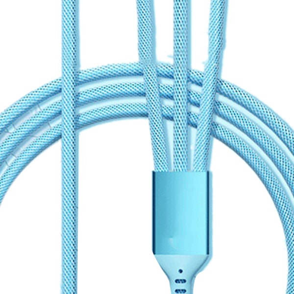 3 in 1 nopea latauskaapeli nailonpunos 66W tehokas yleissovitin IOS:lle, Androidille ja Type C:lle Frozen