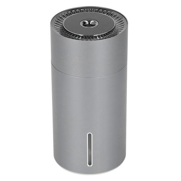 USB Luftfugtighedsmaskine 3 Trins Justerbar Lav Støj Automatisk Mini Bærbar Bil Duftdiffuser 260ML Grå