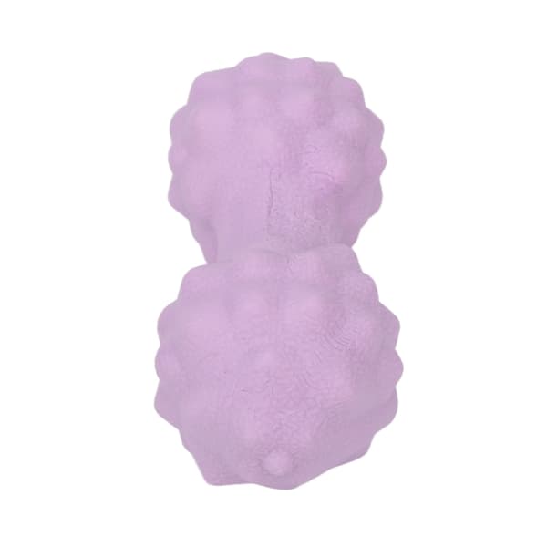 Peanut Massagebold Multi-Directionel Massage Ergonomisk Blød Dobbelt Lacrosse Massagebold til Stressreduktion Lilla