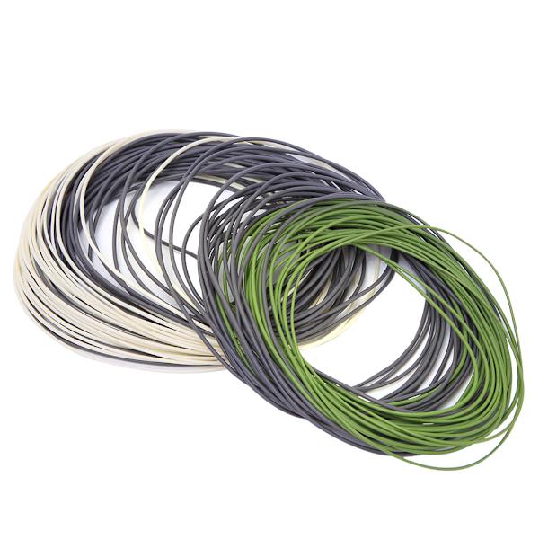 3 Farger Gress Grønn/Grå Lilla/Elfenben PVC Nylon Vekt Forover Flytende Fluefiske HovedlinjeDT5F