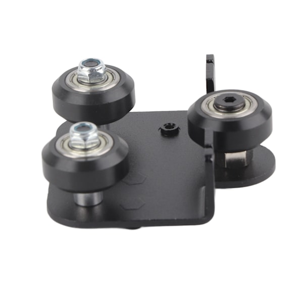 Back Support Plate Black Metal 3D Printer Extruder Back Support Plate Med Remskiva för Ender3 V2