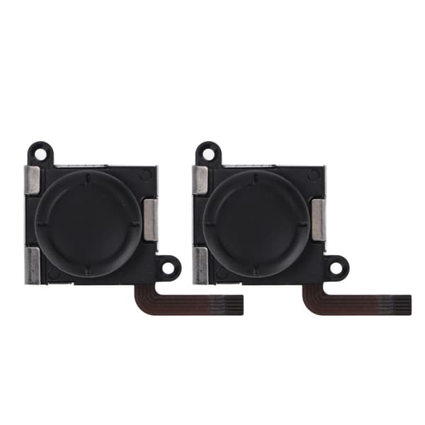 2 stk. analog joystick 3D-udskiftningssensor tommelfinger-rocker med dæksel til Switch Lite-konsoller
