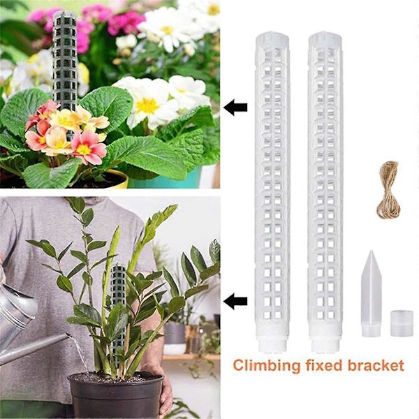 Plast Moss Pinne, Förlängd till 63 cm, Moss Pinne för Växter, A