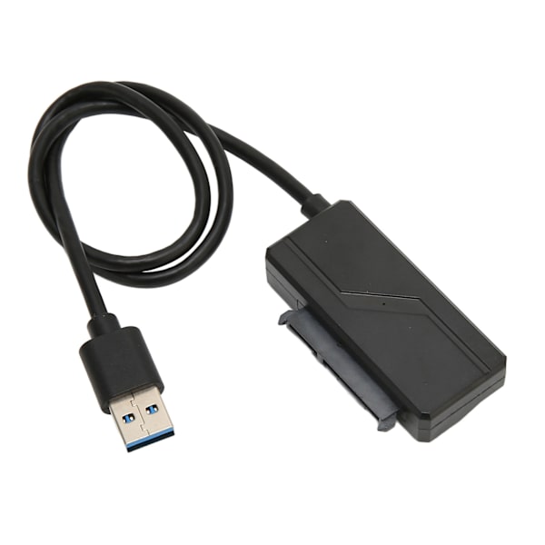 USB 2.0 til SATA 6+7 Easy Drive-kabel 480 Mbps USB til SATA optisk stasjonsadapterkabel for bærbar PC