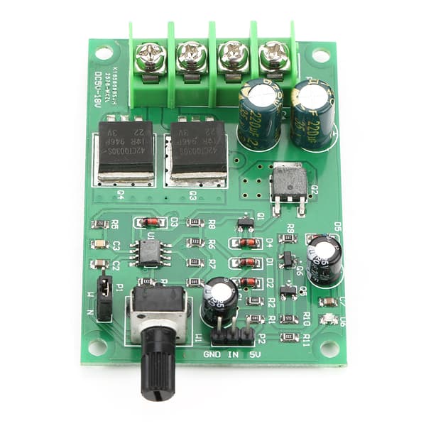 DC5-18V Høy Effekt PWM DC Motor Hastighetskontroller Motor Driver Kort