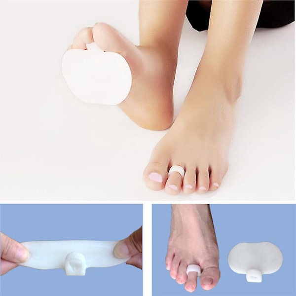 Højhælet polstring, forfodspolstring, blød gelpolstring, koncept for neuroma og metatarsal fodsmertelindring