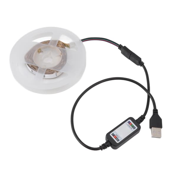 LED-tejpbelysning med ljuspärlor USB Bluetooth APP-kontroll för rum heminredning 5V 2 m