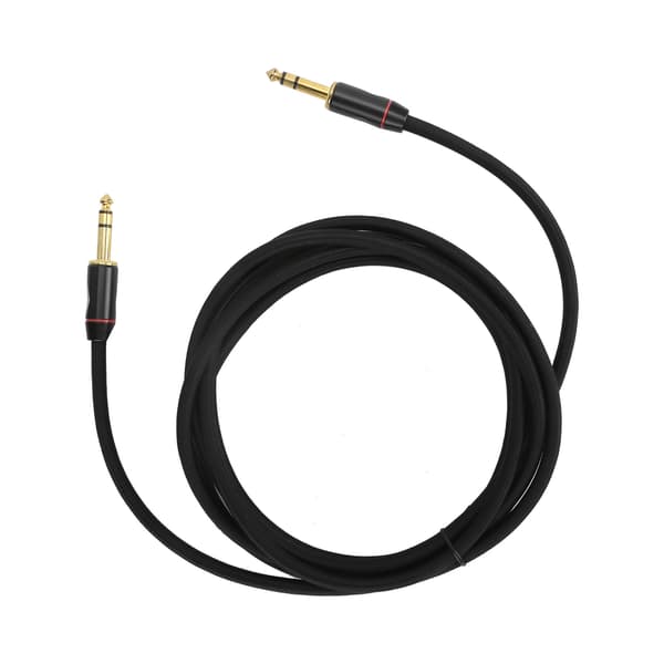 JORINDO JD6221 Elgitarrförstärkarkabel 6,35 MM Hankontakt Ljudgitarrkabel 1/4 tum Instrumentkabel 6m / 19,7ft