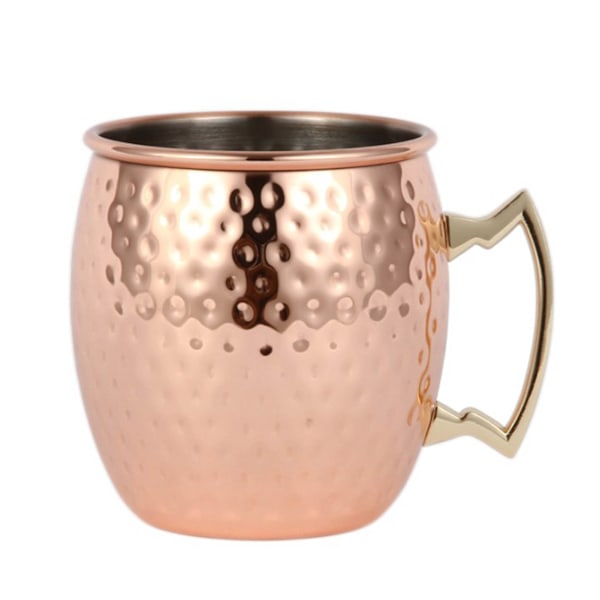 Moskva Mule Mugg 550ml Rostfritt Stål Stor Kapacitet Hammer Point Bar Ölkrus för Cocktail