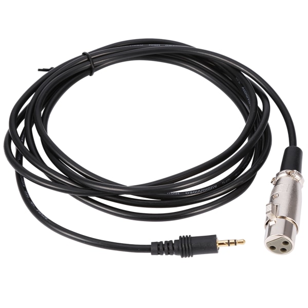 10FT 3-benet XLR-stik hun til 1/8" 3,5 mm han stereojackstik mikrofon lydledning kabel