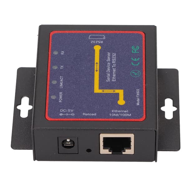 RS232 til RJ45-konverter 10/100M datahastighed 300bps til 230400bps minus 10℃ til 55℃ med IP210-chipsæt til Windows-systemer