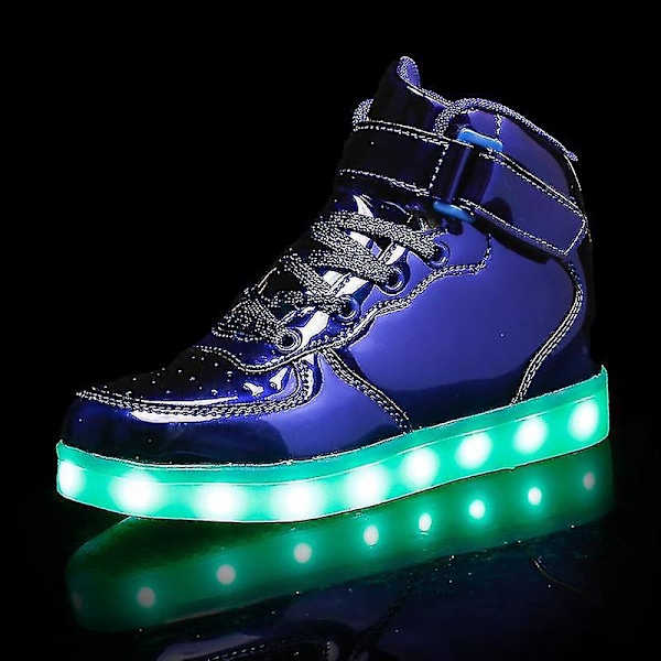 Coola LED-belysta skor för barn, pojkar och flickor - Lysande blinkande sneakers