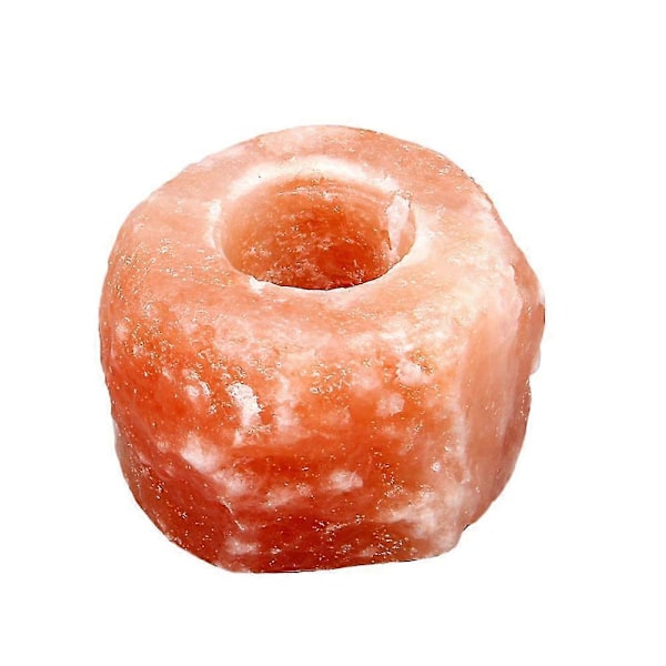 1 st Naturlig Form Ljusstake Nattlampa Saltlampa Jul Nattlampa Orange