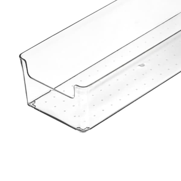 Lådinsatser Slitstark Transparent Plast Lådförvaring Avdelare Låda för Kök Stor Rektangulär Låda