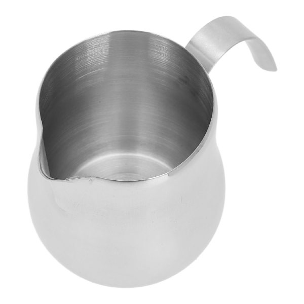 650 ml 22oz rustfritt stål melkeskummerkanne fløte kaffekanne med håndtak