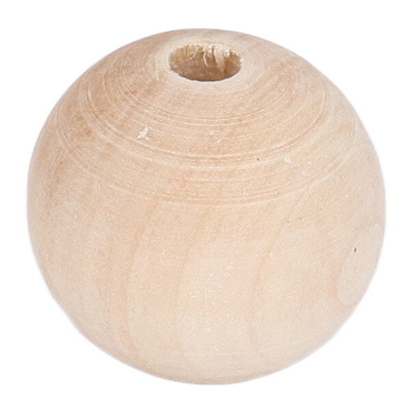 50 st träpärlor 30 mm naturlig blank yta finpolering enkel målning bred applikation träpärlor bulk