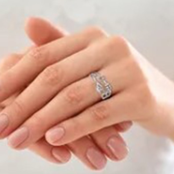 2 kpl etusormusyhdistelmä Unisex Open Multi Circle Rotating Bead -seoskorut Sormen lisävarusteet