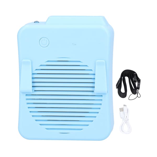 Bærbar taljeclipsventilator Mini USB genopladelig håndfri bærbar ventilator til udendørs brug