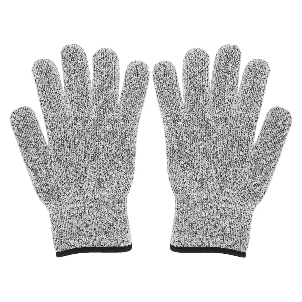 2 stk skærebestandige handsker niveau 5 skærearbejdshandsker velegnet til køkkenhavearbejde grå
