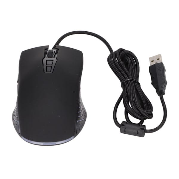 Kablet mus 6400DPI 4 DPI justering RGB lystilstand Bred kompatibilitet Gaming kontormus