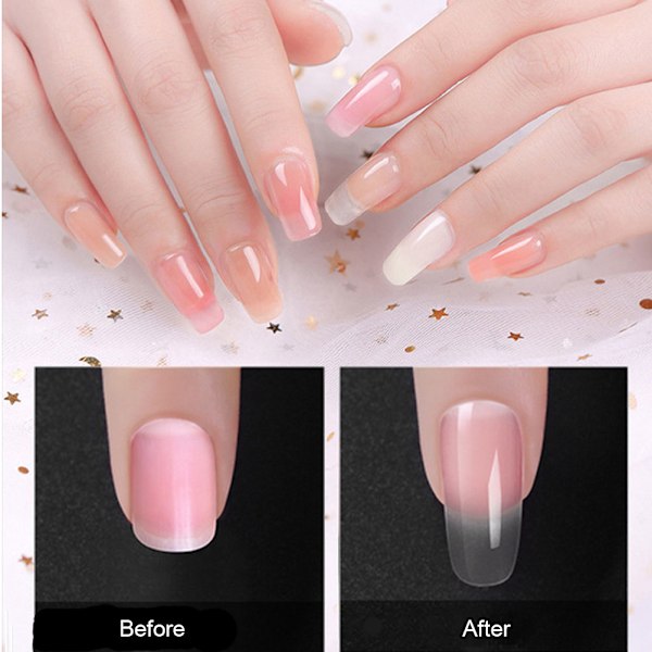 15 ml smärtfri snabb nagelförlängningsgel pappersfri byggmanikyr UV-gel 01