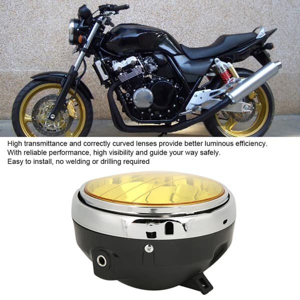Motorcykel Retro Strålkastare Framljus Passar CB400/Hornet 250/VTEC