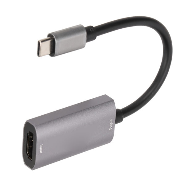 USB C till HD Multimedia Interface Portabelt videoinspelningskort 4K-ingång Full HD-spelfångst för PS4