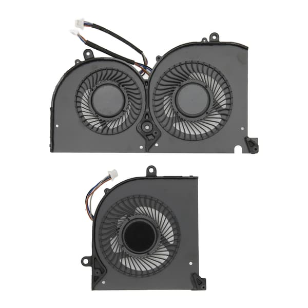 CPU GPU blæserudskiftning til MSI GS75 P75 MS 17G1 MS 17G2 BS5005HS U3I BS5005HS U3J DC 5V 0.5A 4-benet bærbar køleblæser CPU GPU blæser
