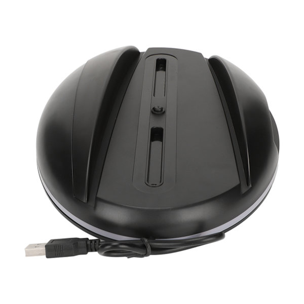 LED vertikalstativ stilig plug and play konsolldokkingstasjon med 3 USB2.0-porter fargerikt lys for PS5-konsoller svart