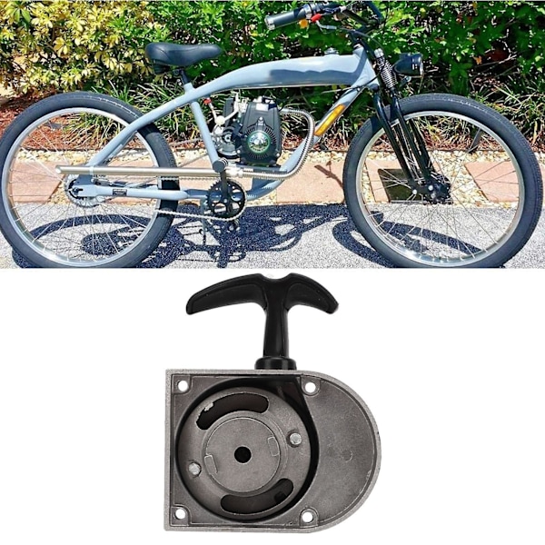Træk Recoil Starter Aluminium Lav Støj Effektiv til 49cc til 80cc 2 Takts Motor Motoriserede Cykler
