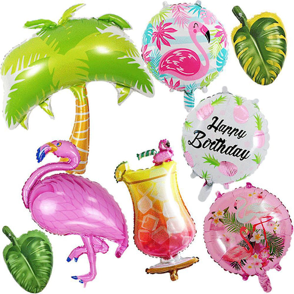 Hawaiiansk Tropisk Festdekoration, Hawaiiansk Tropisk Luau Fødselsdagsdekoration